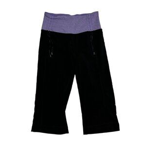 50% off! Lululemon women's leggings M black purple crop soft